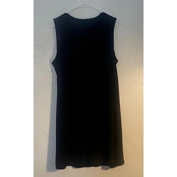 Ava & Grace Sleeveless Black Dress size 1X Stretchy Lightweight - Picture 4 of 9
